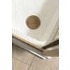 Kerasan RETRO keramická sprchová vanička, čtverec 100x100x20cm, bílá 134001