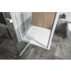 Aqualine AMICO sprchové dveře výklopné 1040-1220x1850mm, čiré sklo G100