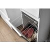 Aqualine ALTAIR vysoká skříňka s košem 40x184x31cm, pravá, bílá AI185R