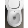 Sapho PACO CLEANWASH WC kombi, integrovaná baterie a bidet. sprška, spodní/zadní odpad, bílá PC1012RX