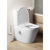 Sapho PACO CLEANWASH WC kombi, integrovaná baterie a bidet. sprška, spodní/zadní odpad, bílá PC1012RX