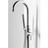 Aqualine CETO vanová baterie s připojením do podlahy, chrom BV357