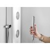 Polysan SPIRIT ROUND termostatický sprchový panel 250x1550mm, bílá 71151