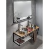 Sapho WOODY deska 1206x28x463mm, masiv přírodní dub WDS120-70