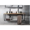 Sapho WOODY deska 1206x28x463mm, masiv přírodní dub WDS120-70