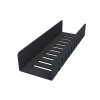 NIMCO UNIX ČERNÁ Police do koupelny 30 cm, do sprchy 2091-L-30-90