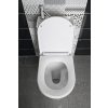Aqualine HYGIE WC kombi s umývátkem, zadní/spodní odpad, bílá PB104W