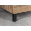 Aqualine Výškově stavitelná nožička výška 100-110mm, černá mat 0776R-B