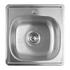 Aqualine Nerezový vestavný dřez 48x18x48cm AKCE!!! AQ4848B