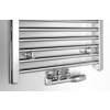 Aqualine ALYA otopné těleso rovné 500x803mm, středové připojení, chrom LLS301
