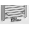 Aqualine ALYA otopné těleso rovné 500x1600mm, středové připojení, chrom LLS304