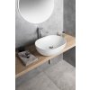 Aqualine Keramické umyvadlo na desku 49x36 cm, bílá CA490
