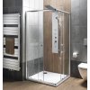 Aqualine AGGA čtvercová sprchová zástěna 800x800mm, čiré sklo HLF808Y