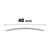 ACARA AP17 přechodová lišta samolepící ATYP, nerez V2A, 40 mm, 0,9 m AAPEE 4000-SK/0,9