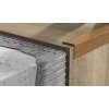 ACARA AP20 schodová lišta samolepící, PVC dub černožíhaný, 30x30 mm, 1,8 m AAHPD 303003-SK