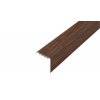 ACARA AP20 schodová lišta samolepící, PVC teak, 30x30 mm, 1,8 m AAHPD 303005-SK