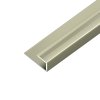 ACARA AP27/9 ukončovací lišta, pro laminát, hliník elox titan, 8,8 mm, 2,7 m AADAE 880-T