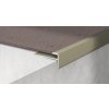 ACARA AP45 schodová lišta samolepící, hliník elox titan, 12x28 mm, 2,7 m, 5 mm AAE TA 5028-T-SK