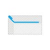 ACARA DS2 ukončovací lišta, pro designové stěrky, nerez V2A, 8 mm, 2,5 m AAVSE 80