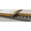 ACARA DL11 dělící lišta T, hliník elox titan, 25 mm, 2,5 m AATAE 2500-T
