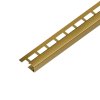 ACARA EX1/SP7 EXCELLENT ukončovací lišta Q, pravidelná, nerez V2A RAL1036 perleťová zlatá lesklá, 8 mm, 2,5 m AAECC 80-PR-RAL1036