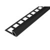 ACARA SP14/4 ukončovací lišta C, PREMIUM, hliník RAL9005, 8 mm, 3 m AAOE 80/3/RAL9005