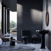 Kerasan RETRO bidet stojící 38,5x60cm, černá mat 102031