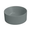 GSI KUBE X keramické umývátko na desku, průměr 32cm, agave mat 943504