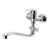 AQUALINE 35 nástěnná umyvadlová/vanová baterie, rozteč 100mm, chrom