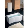 Polysan VERSYS L asymetrická vana 160x84x70x47cm, bílá 14611