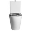 Sapho MEDIC WC kombi, zvýšený sedák, Rimless, spodní/zadní odpad, bílá MC102