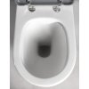Sapho MEDIC WC kombi, zvýšený sedák, Rimless, spodní/zadní odpad, bílá MC102