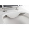Sapho MEDIC WC kombi, zvýšený sedák, Rimless, spodní/zadní odpad, bílá MC102