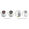 Omp Tea Umyvadlová výpust 5/4“, click-clack, velká zátka, max 80mm, černá mat 7533.370.5X