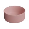 GSI KUBE X keramické umývátko na desku, průměr 32cm, blush mat 943524