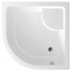 Aqualine Sprchová vanička akrylátová, čtvrtkruh 80x80x28cm, včetně nožiček, R550 C83