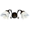 Sapho BRINDISI svítidlo 2xE14, 40W, 230V, keramické stínítko, IP21, bronz MC052