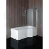 Polysan VERSYS L asymetrická vana 170x84x70x47cm, bílá 70111