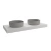 Naturel Deska pod umyvadlo Naturel Dolce 120x8x50 cm white matt DO12050BM