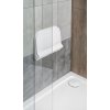 Aqualine DINO sklopné sedátko do sprchového koutu, 37,5x29,5cm, bílá DI82
