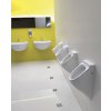 Kerasan AQUATECH urinál se zakrytým přívodem vody 21x53,5 cm, včetně sifonu, bílá 373501
