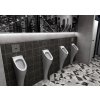 Kerasan AQUATECH urinál na postavení se zakrytým přívodem vody 21x92,5x30 cm, včetně sifonu, bílá 373001