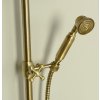 Sapho ANTEA sprchový sloup k napojení na baterii, hlavová, ruční sprcha, bronz SET036