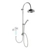 Sapho VANITY sprchový sloup k napojení na baterii, hlavová, ruční sprcha, chrom SET061