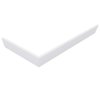 Polysan KARIA 120x80 rohový panel, výška 11cm, pravý 48812R