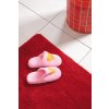 Optima Koupelnová předložka Optima 55x55 cm červená PRED301