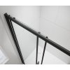 Polysan EASY BLACK čtvercová sprchová zástěna 800x800mm, čiré sklo EL5215B