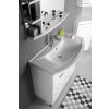 Aqualine ZERO 86 keramické umyvadlo nábytkové 86x50cm, bílá 6085