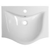 Aqualine ZARA 55 keramické umyvadlo nábytkové 54x44,5cm, bílá 10055