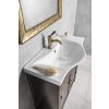 Aqualine ZARA 80 keramické umyvadlo nábytkové 79,5x46cm, bílá 10080